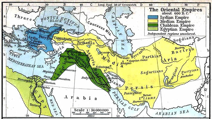 Map of Median Empire