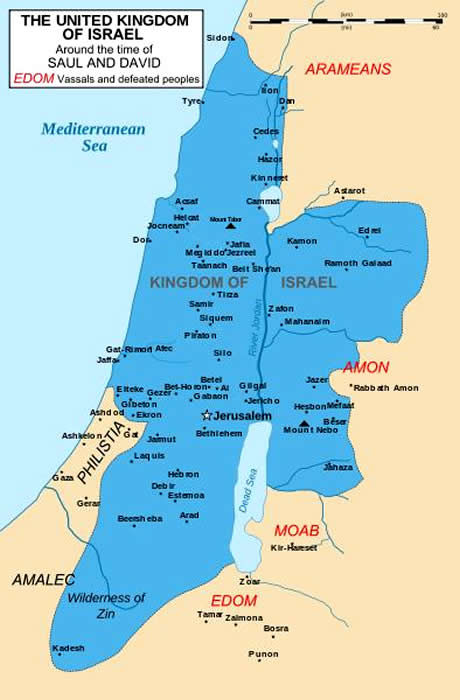 Picture Information: Kingdom of David Map