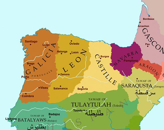 Picture Information Kingdom Of Galicia Map