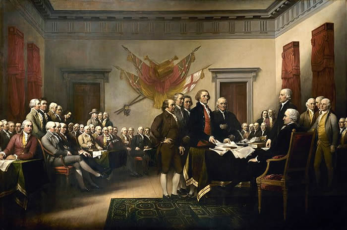 Picture Information: Declaration of Independence (July 4, 1776 AD)
