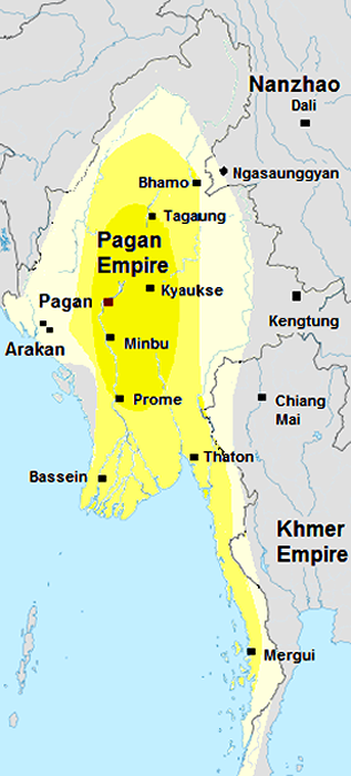 Map of Pagan Empire