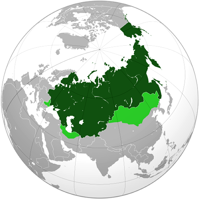 Map of Russian Empire