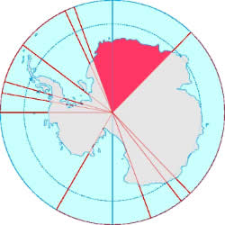 Map of Queen Maud Land