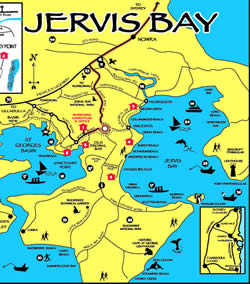 Map of Jervis Bay