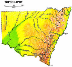 Map of New South Wales