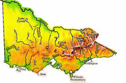 Map of Victoria