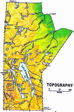 Map of Manitoba