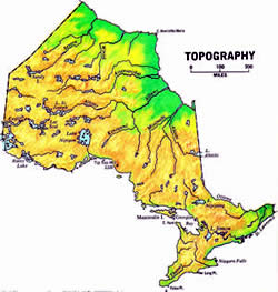 Map of Ontario