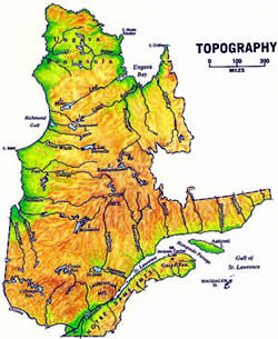 Map of Quebec