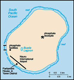 Map of Nauru