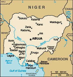 Map of Nigeria