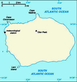 Map of Bouvet Island