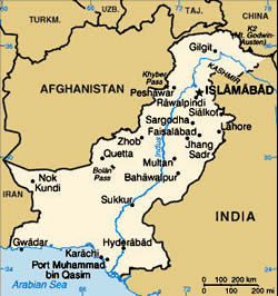 Map of Pakistan