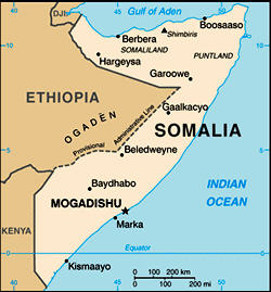 Map of Somalia