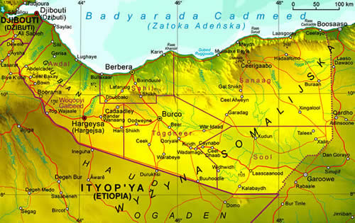 Map of Somaliland