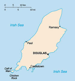 Map of Isle of Man