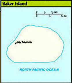 Map of Baker Island