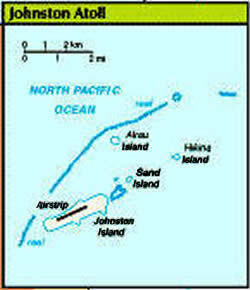 Map of Johnston Atoll