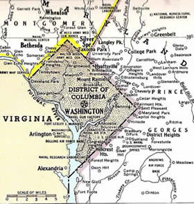 Map of District of Columbia