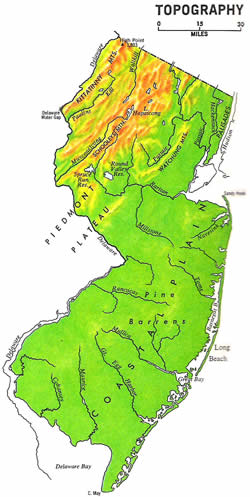 Map of New Jersey