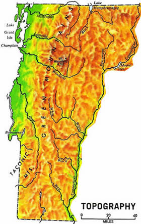 Map of Vermont