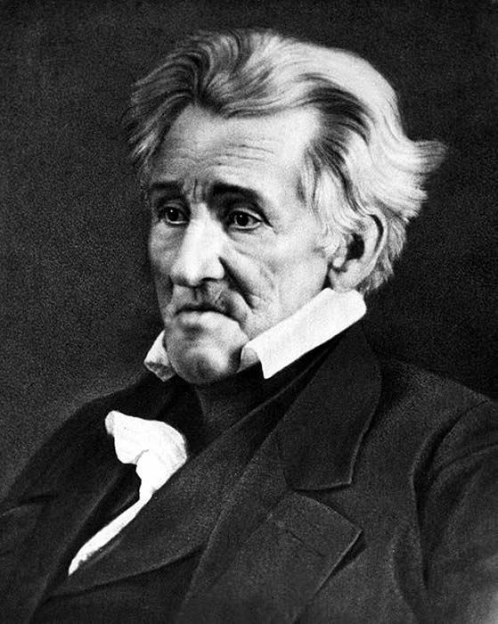 Picture information president andrew jackson