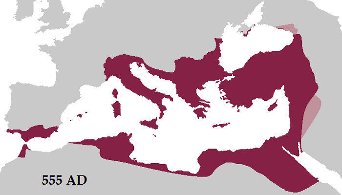 Map of Byzantine Empire